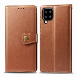 Flip Cover Samsung Galaxy A22 Kunstlæder Og Vintage Lås