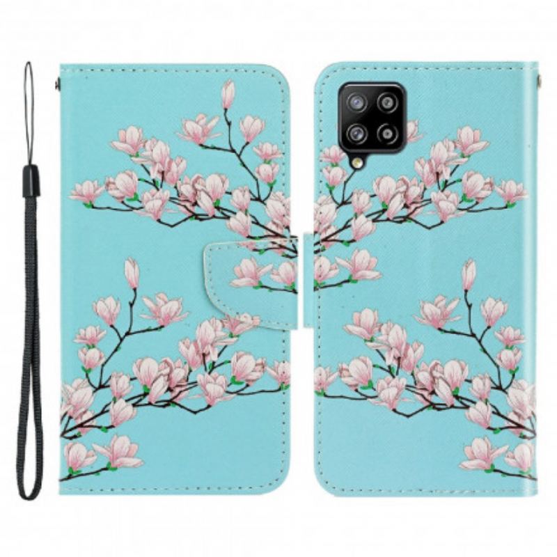 Flip Cover Samsung Galaxy A22 Med Snor Strappy Busk