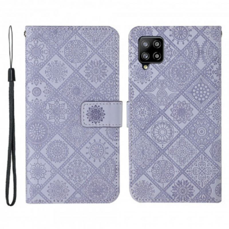 Flip Cover Samsung Galaxy A22 Tapestry Mønster