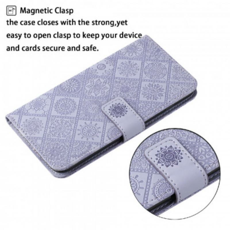 Flip Cover Samsung Galaxy A22 Tapestry Mønster