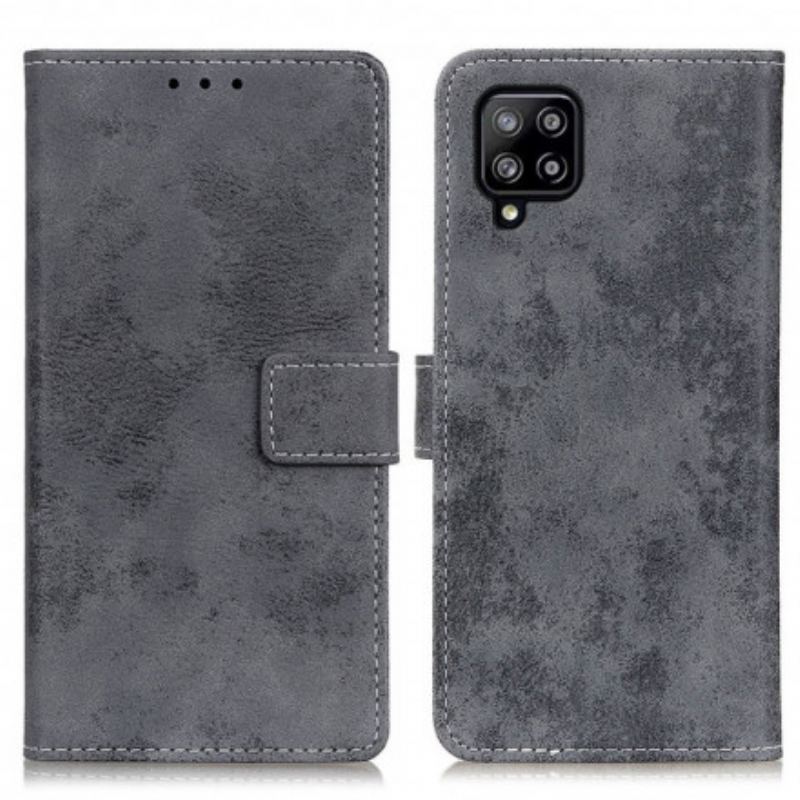 Flip Cover Samsung Galaxy A22 Vintage Lædereffekt