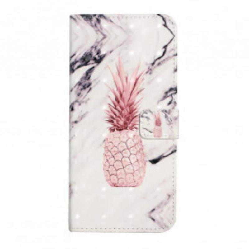 Læder Cover Samsung Galaxy A22 Let Plet Ananas