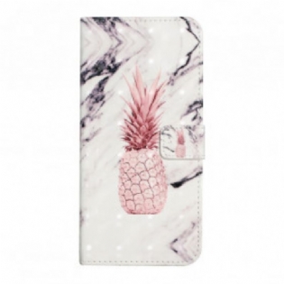 Læder Cover Samsung Galaxy A22 Let Plet Ananas