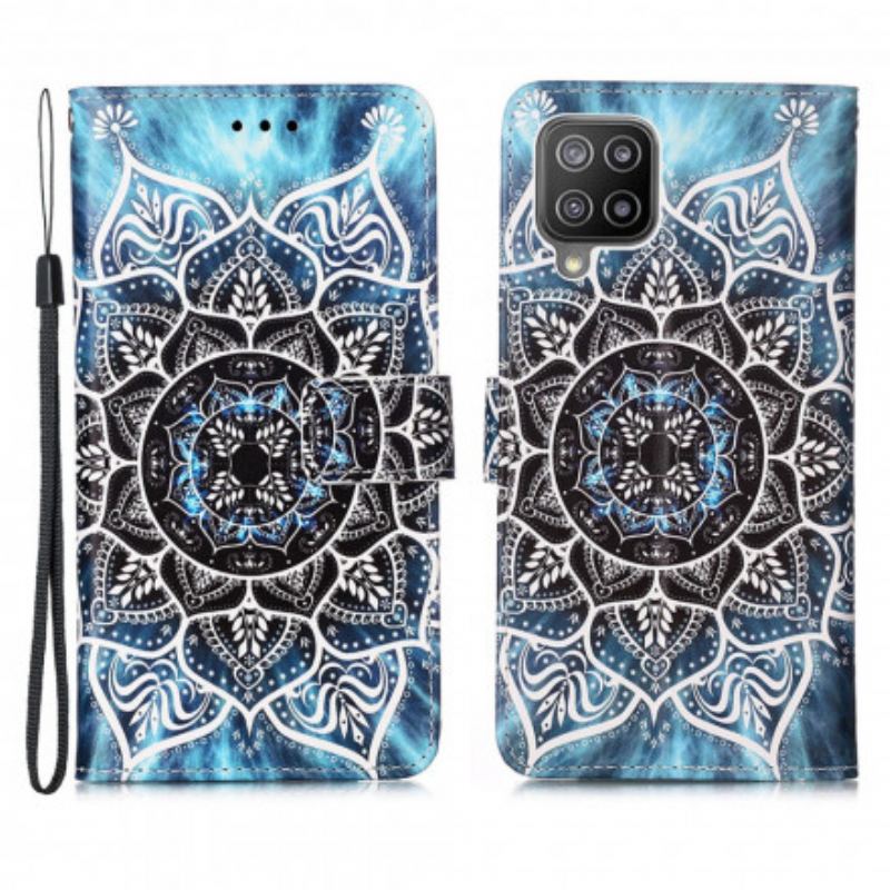 Læder Cover Samsung Galaxy A22 Mandala I Himlen