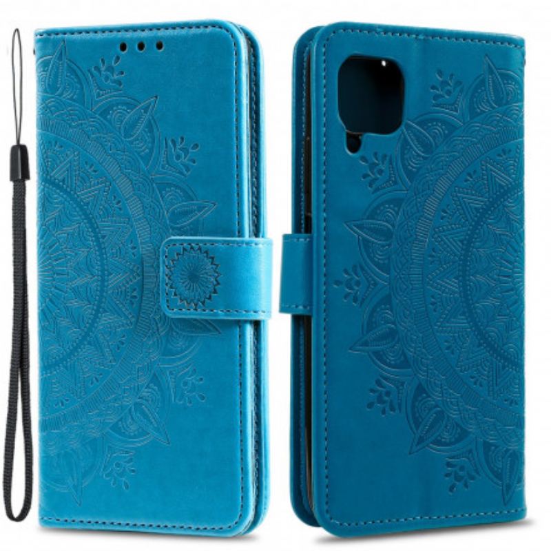 Læder Cover Samsung Galaxy A22 Sol Mandala