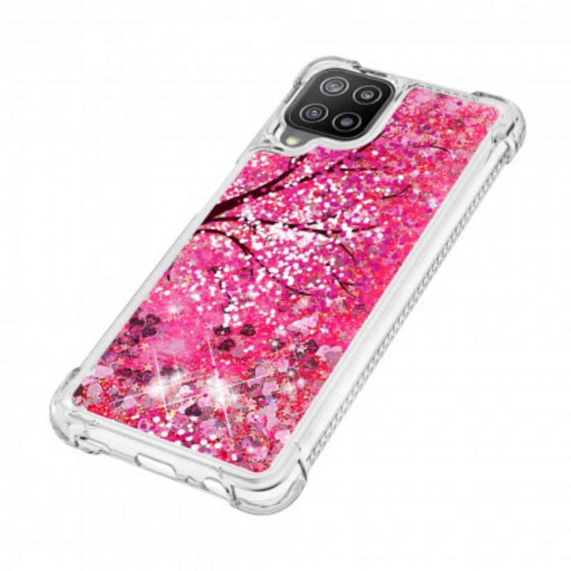 Mobilcover Samsung Galaxy A22 Glitter Træ