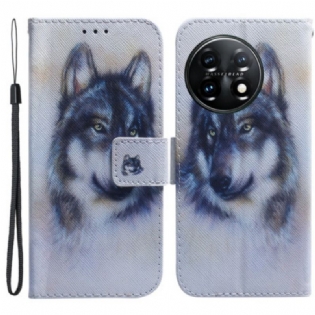 Flip Cover OnePlus 11 5G Akvarel Hund