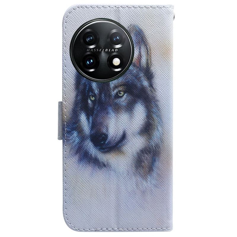 Flip Cover OnePlus 11 5G Akvarel Hund