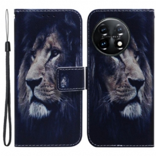 Flip Cover OnePlus 11 5G Drømme-løve