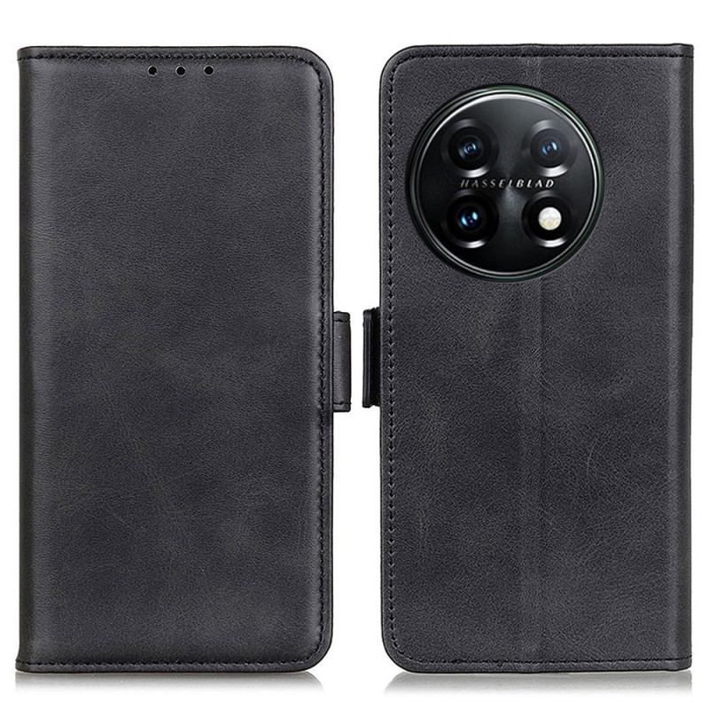 Flip Cover OnePlus 11 5G Læder Cover Dobbelt Klap