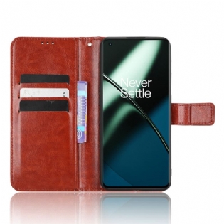 Flip Cover OnePlus 11 5G Prangende Kunstlæder