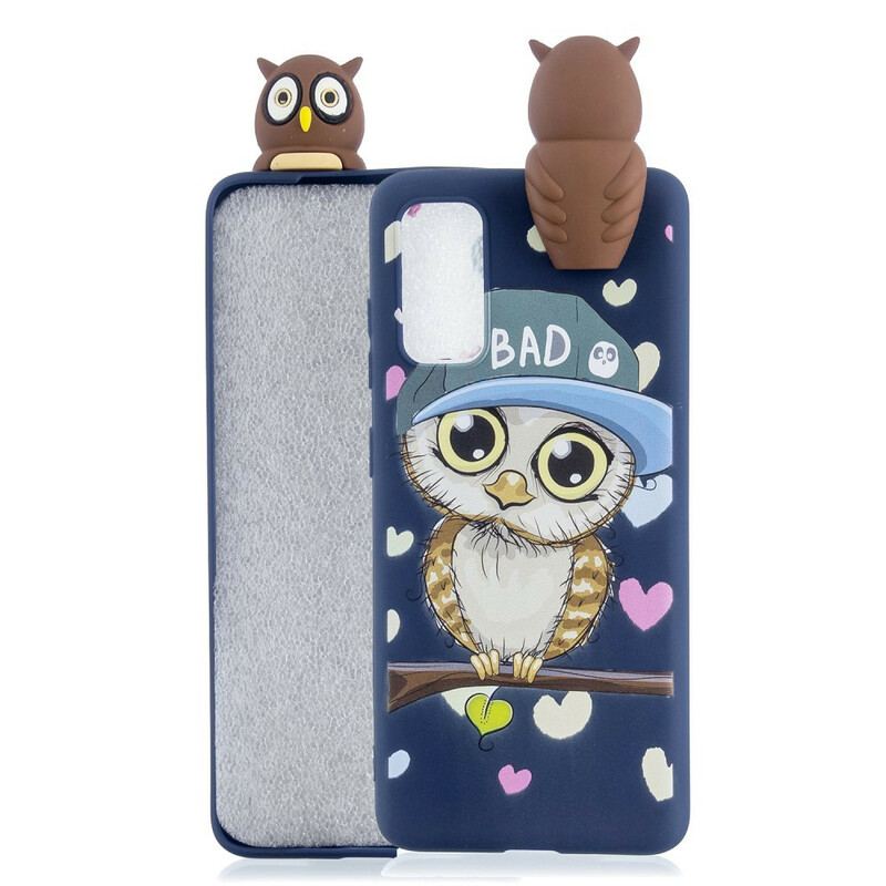 Cover Samsung Galaxy A71 3d Dårlig Ugle