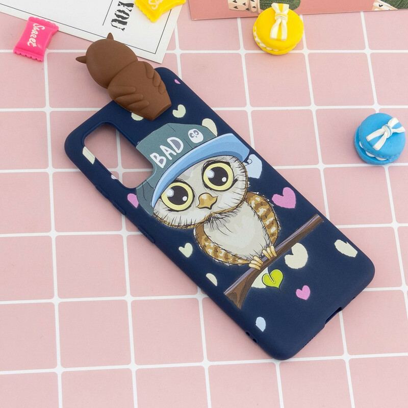 Cover Samsung Galaxy A71 3d Dårlig Ugle