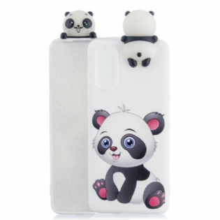 Cover Samsung Galaxy A71 3d Sød Panda