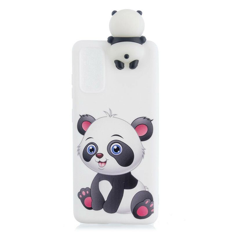 Cover Samsung Galaxy A71 3d Sød Panda