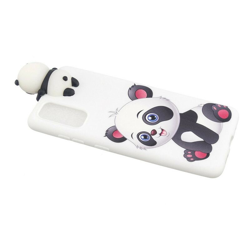 Cover Samsung Galaxy A71 3d Sød Panda