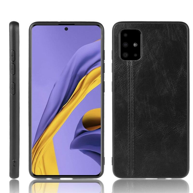 Cover Samsung Galaxy A71 Couture Lædereffekt