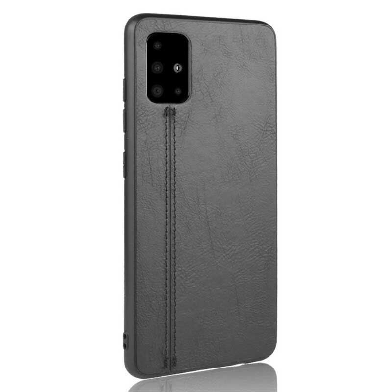 Cover Samsung Galaxy A71 Couture Lædereffekt