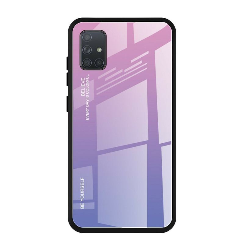 Cover Samsung Galaxy A71 Hærdet Glas Vær Dig Selv