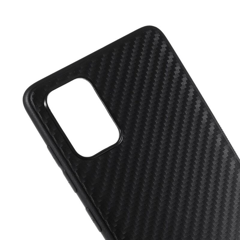 Cover Samsung Galaxy A71 Kulfiber Tekstur