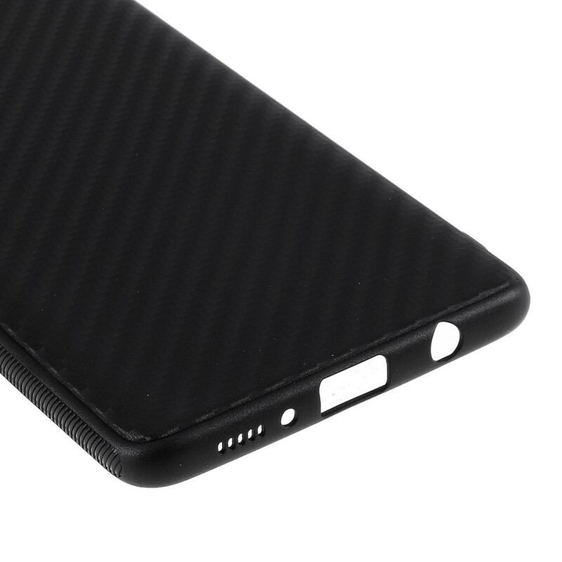 Cover Samsung Galaxy A71 Kulfiber Tekstur