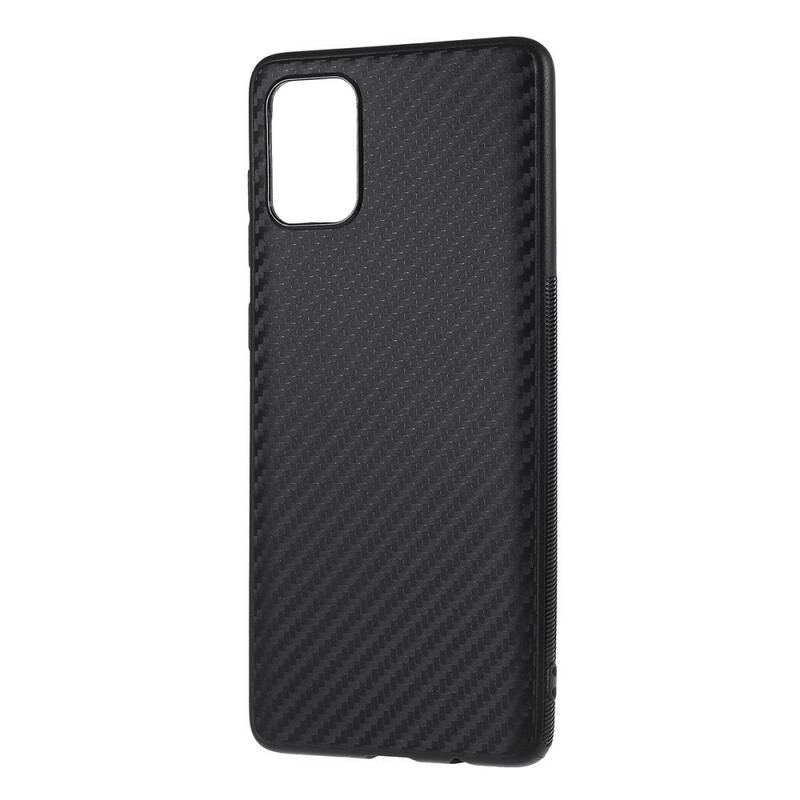 Cover Samsung Galaxy A71 Kulfiber Tekstur