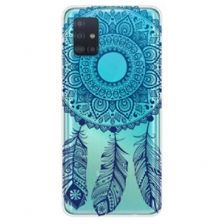 Cover Samsung Galaxy A71 Mandala Med Enkelt Blomst