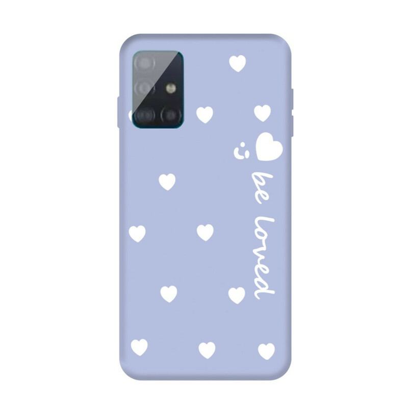 Cover Samsung Galaxy A71 Silikone Heart Be Loved