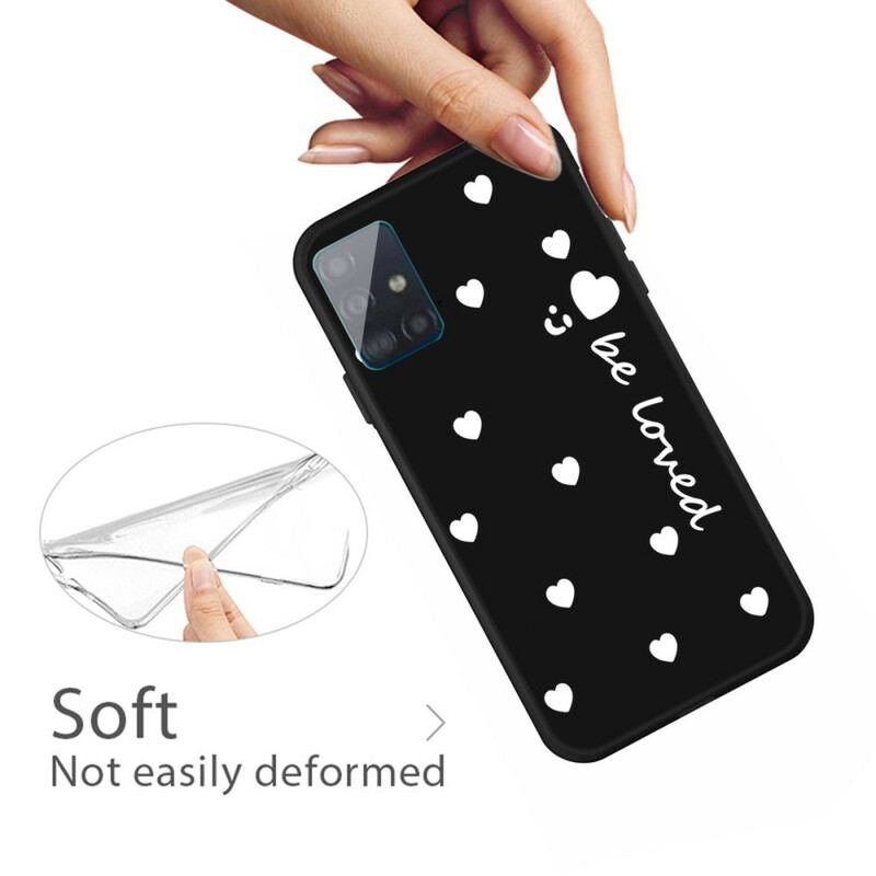 Cover Samsung Galaxy A71 Silikone Heart Be Loved