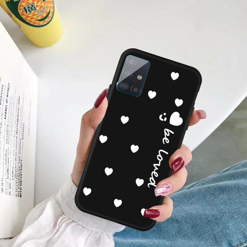 Cover Samsung Galaxy A71 Silikone Heart Be Loved