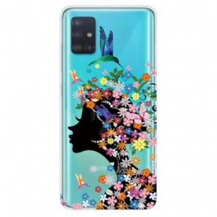 Cover Samsung Galaxy A71 Smukt Blomsterhoved