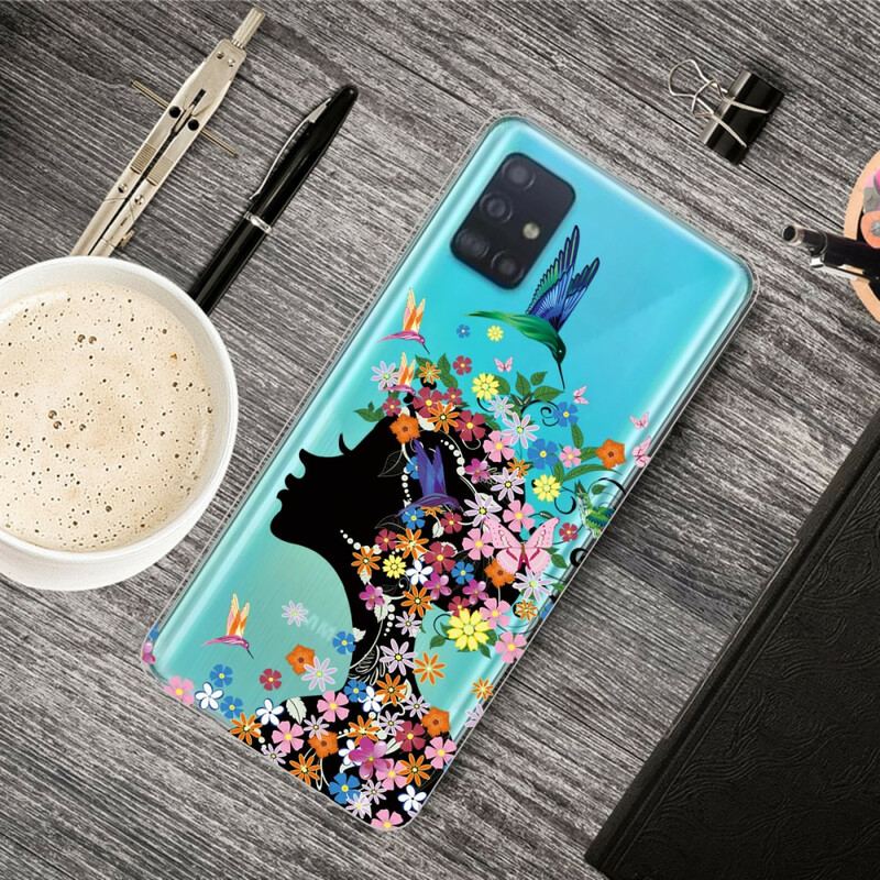 Cover Samsung Galaxy A71 Smukt Blomsterhoved