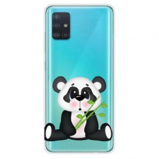 Cover Samsung Galaxy A71 Sømløs Sad Panda