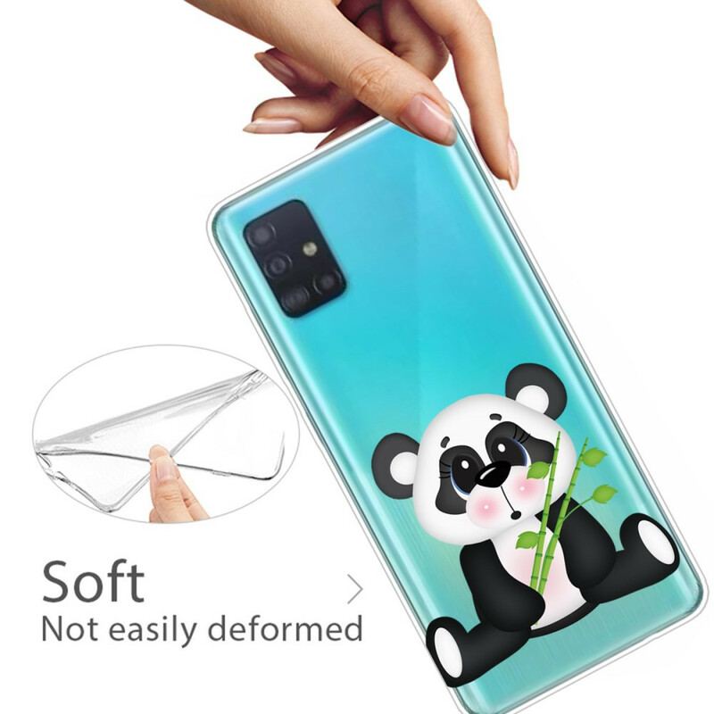 Cover Samsung Galaxy A71 Sømløs Sad Panda