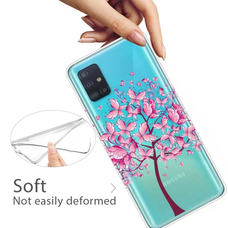 Cover Samsung Galaxy A71 Top Træ