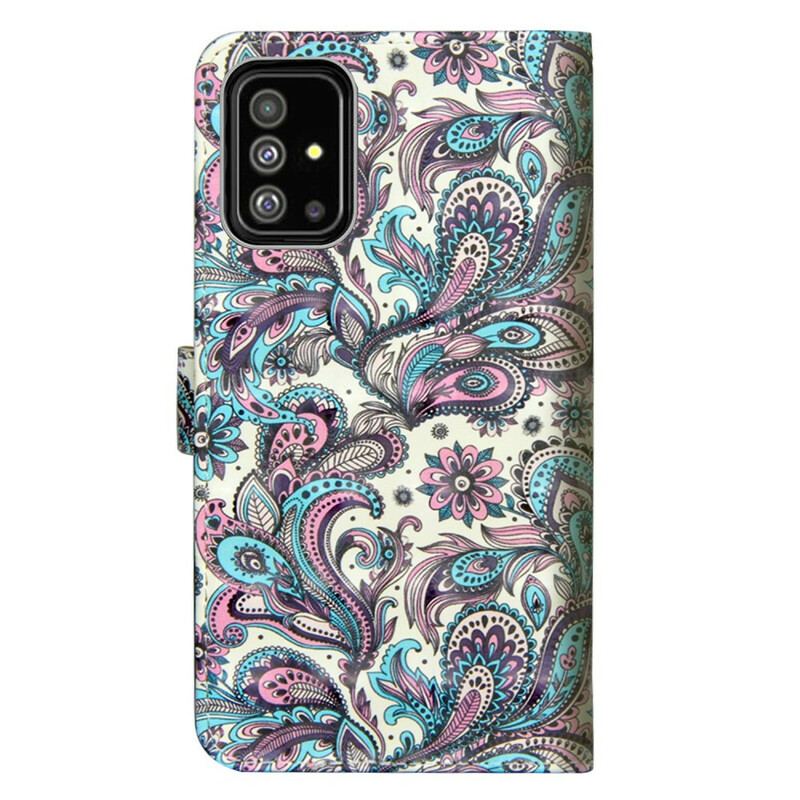 Flip Cover Samsung Galaxy A71 Blomster Mønstre