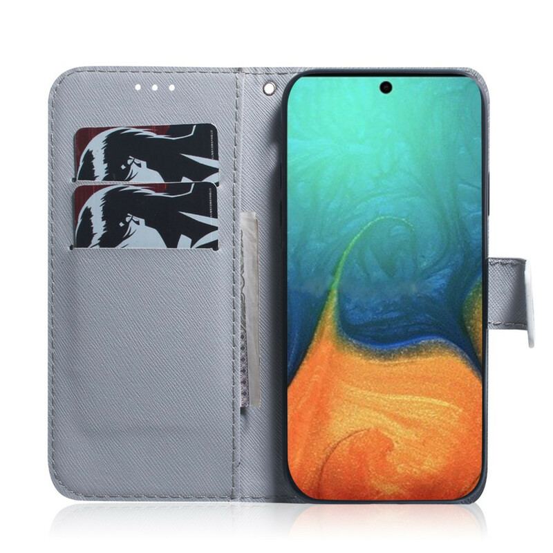 Flip Cover Samsung Galaxy A71 Drømme-løve