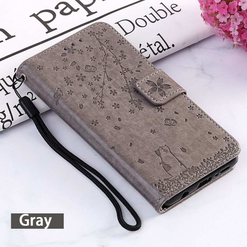 Flip Cover Samsung Galaxy A71 Med Snor Lanyard Daydream