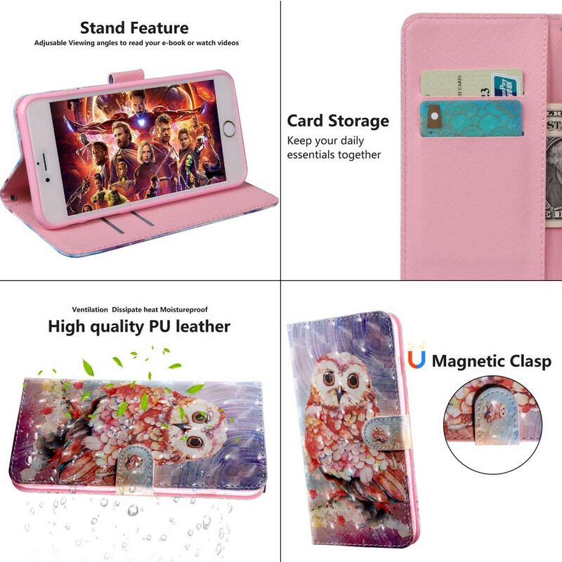 Flip Cover Samsung Galaxy A71 Ugle Maleren