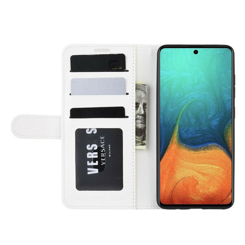 Læder Cover Samsung Galaxy A71 Fin Lædereffekt