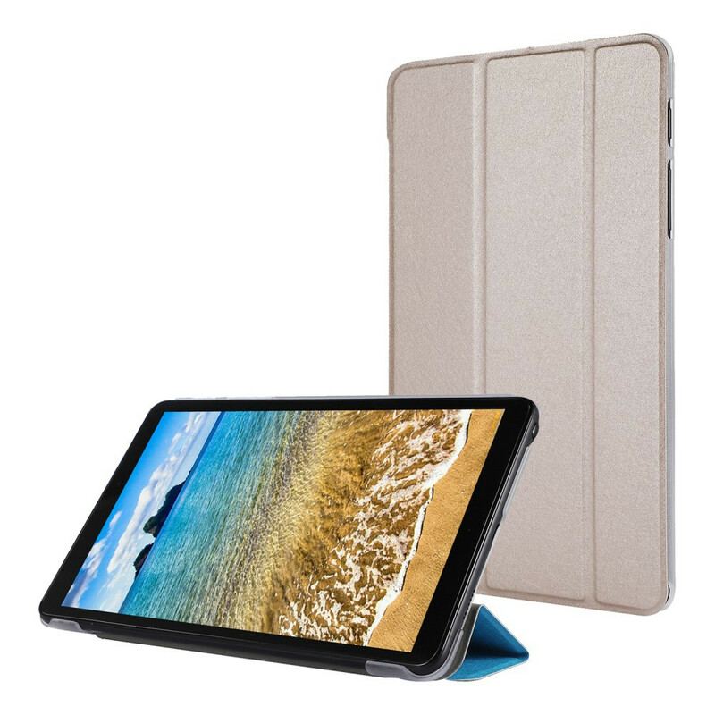 Cover Samsung Galaxy Tab A7 Lite Imiteret Læder Silke Tekstur