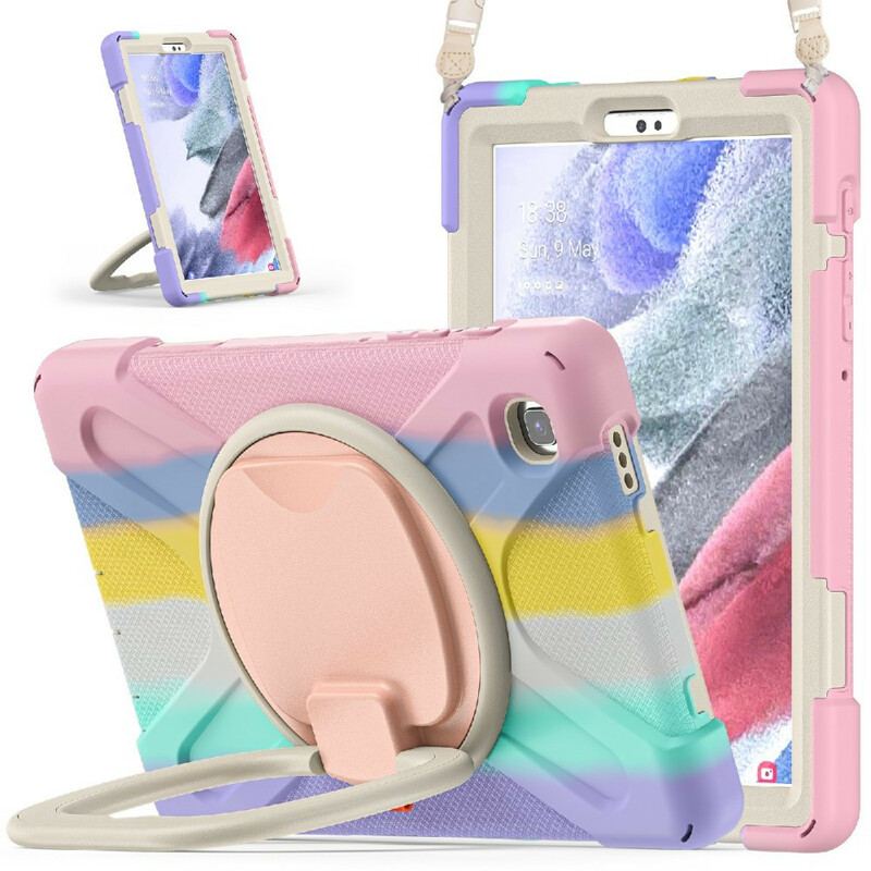 Cover Samsung Galaxy Tab A7 Lite Multifunktionel Skulderremsfarve