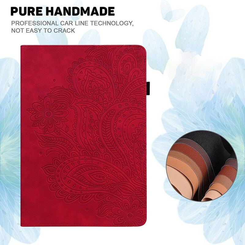 Etui Samsung Galaxy Tab A7 Lite Blomster Mandala