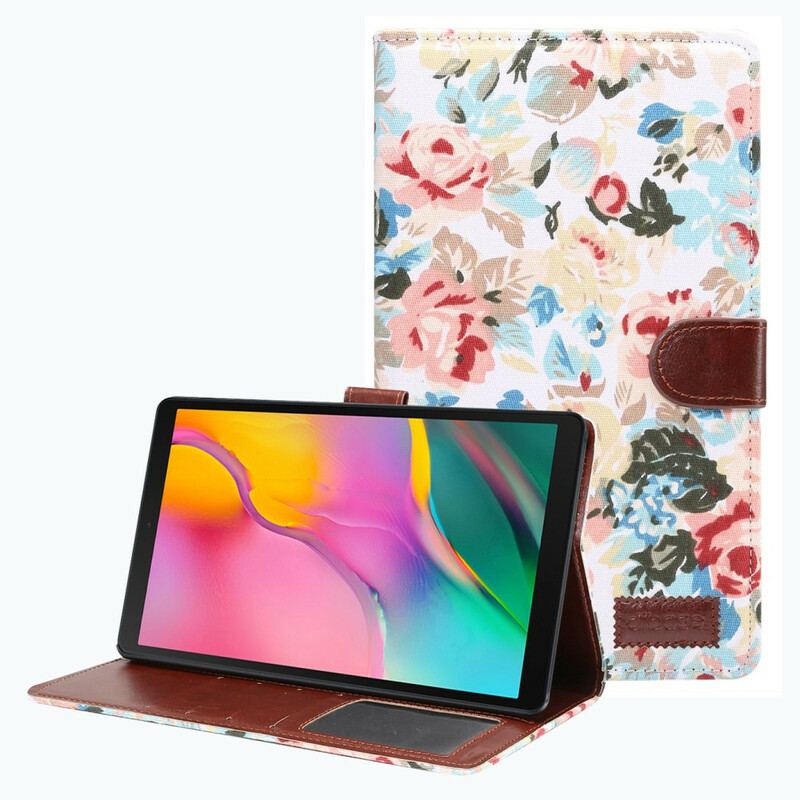 Flip Cover Samsung Galaxy Tab A7 Lite Frihedsblomster