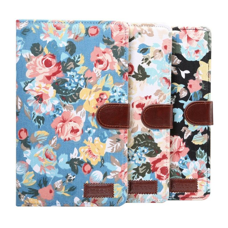 Flip Cover Samsung Galaxy Tab A7 Lite Frihedsblomster