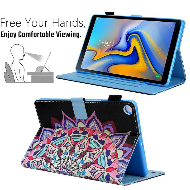 Flip Cover Samsung Galaxy Tab A7 Lite Grafisk Mandala