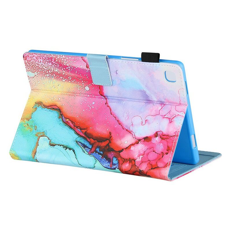 Flip Cover Samsung Galaxy Tab A7 Lite Marmor Stil