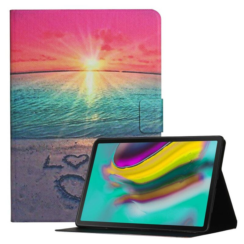 Flip Cover Samsung Galaxy Tab A7 Lite Solnedgang Kærlighed