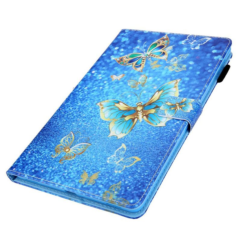 Flip Cover Samsung Galaxy Tab A7 Lite Sommerfugle