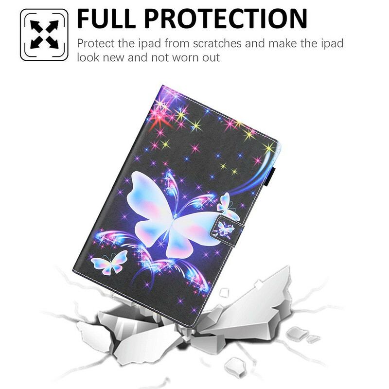 Flip Cover Samsung Galaxy Tab A7 Lite Stjernesommerfugle